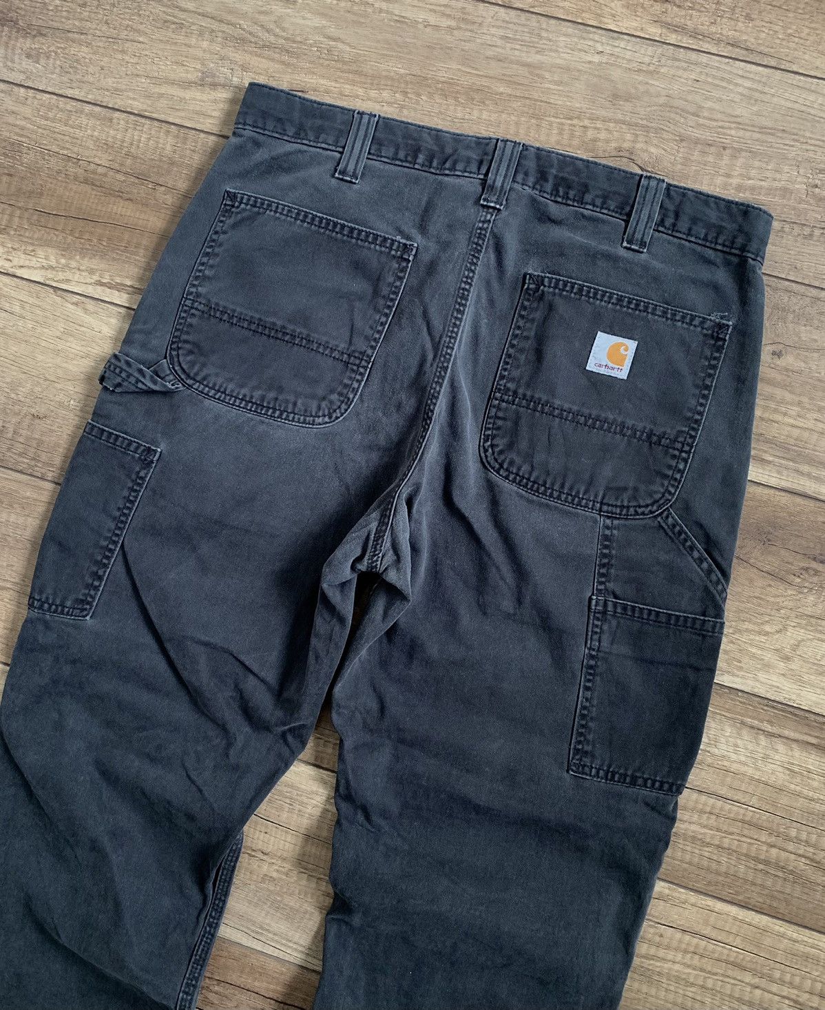 Carhartt Vintage Carhartt Distressed Sun Faded Cargo Work Pants Size US 33 - 6 Thumbnail