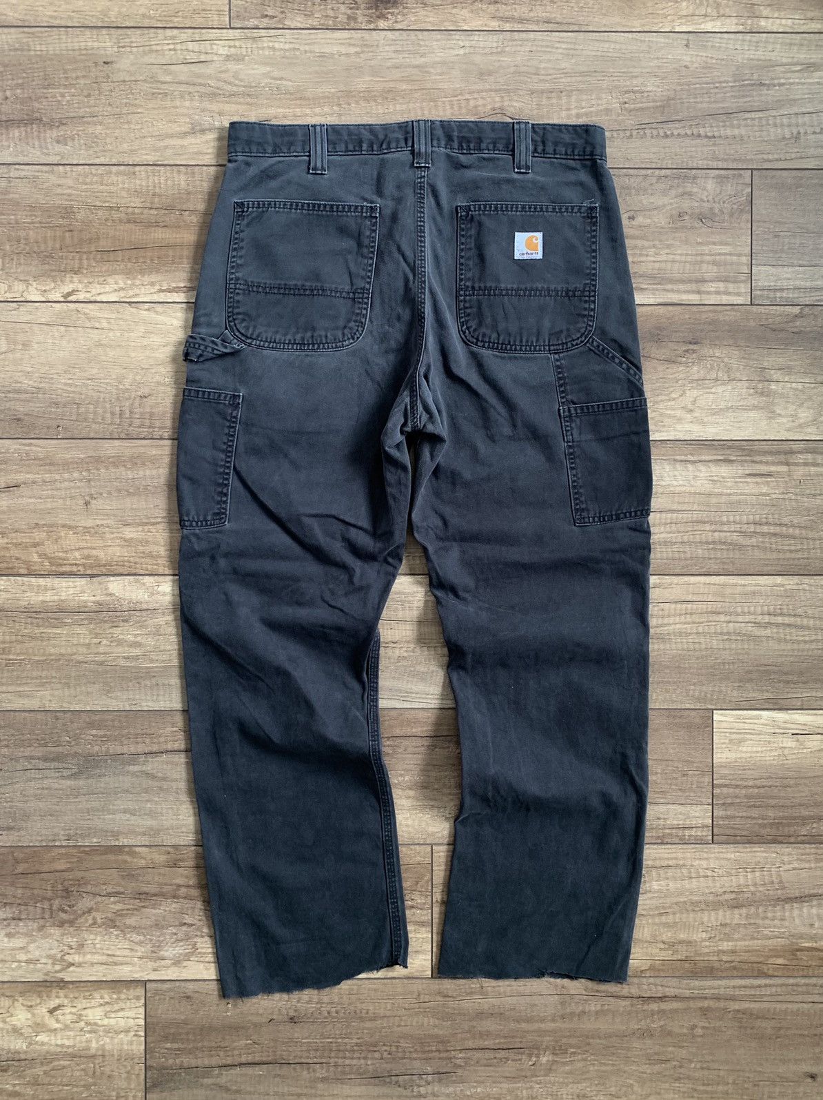 Carhartt Vintage Carhartt Distressed Sun Faded Cargo Work Pants Size US 33 - 1 Thumbnail