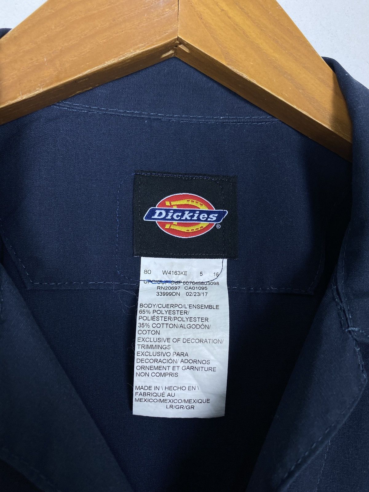 Dickies Rare‼️ Dickies Men’s Short Sleeve Coveralls Dark Navy Size US L / EU 52-54 / 3 - 6 Thumbnail