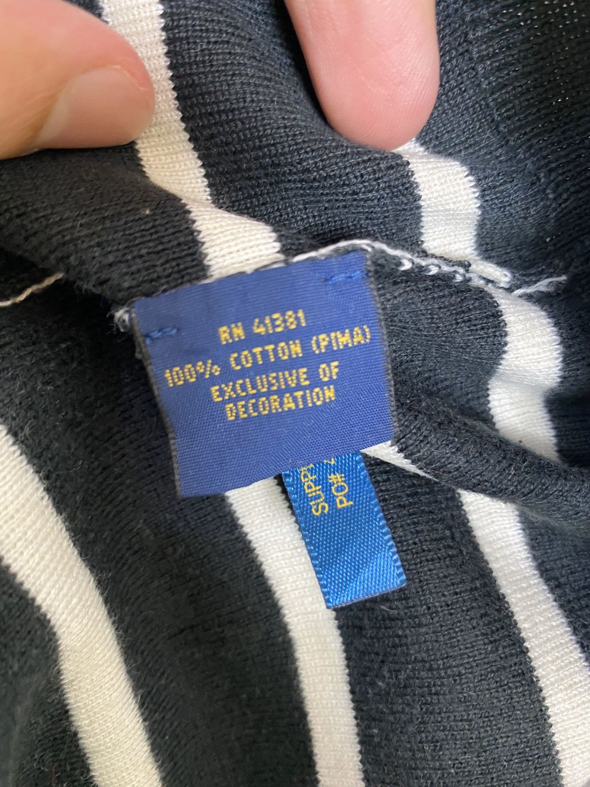 Polo Ralph Lauren Polo Ralph Lauren Sweatshirt Pima Cotton Stripe Asap Rocky Size US M / EU 48-50 / 2 - 6 Thumbnail