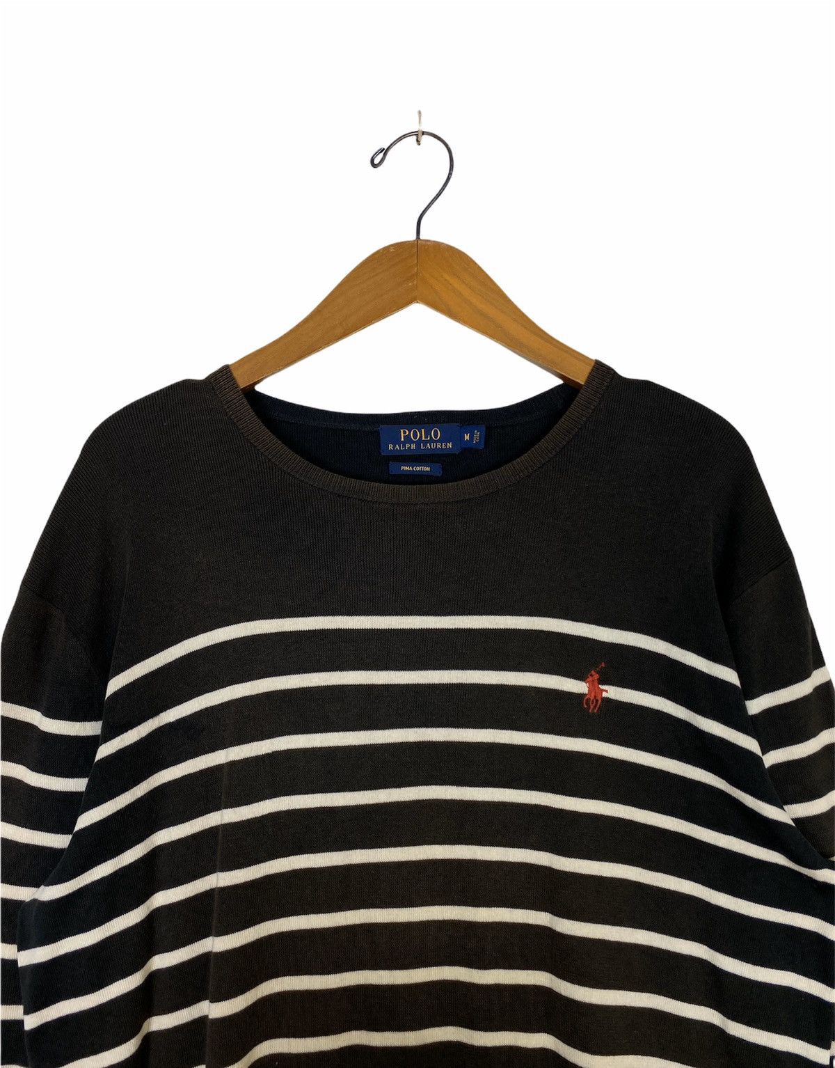 Polo Ralph Lauren Polo Ralph Lauren Sweatshirt Pima Cotton Stripe Asap Rocky Size US M / EU 48-50 / 2 - 2 Thumbnail