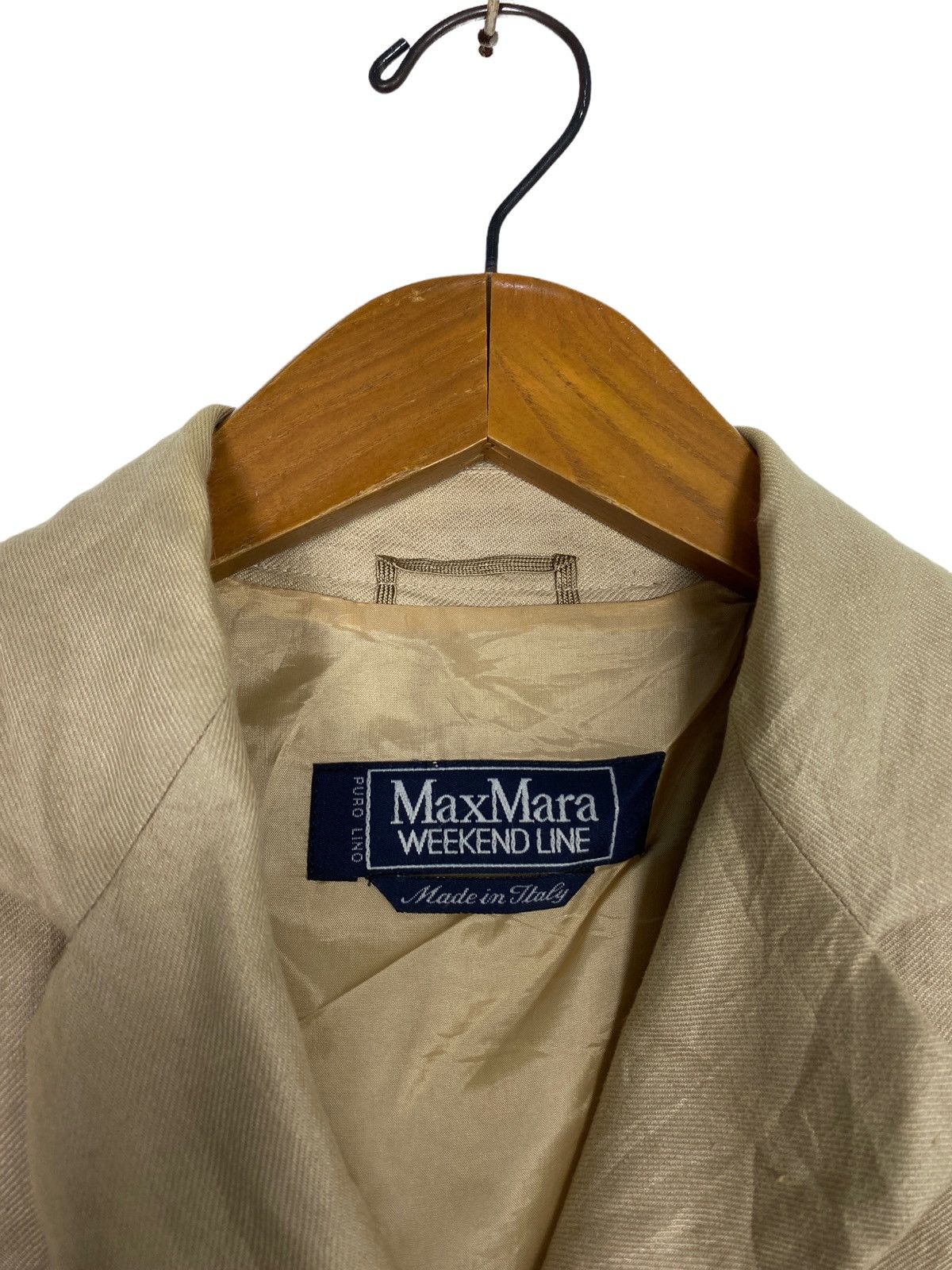 Max Mara Rare‼️ Vtg Max Mara Weekend Line Safari Jacket Made Italy Size M / US 6-8 / IT 42-44 - 3 Thumbnail