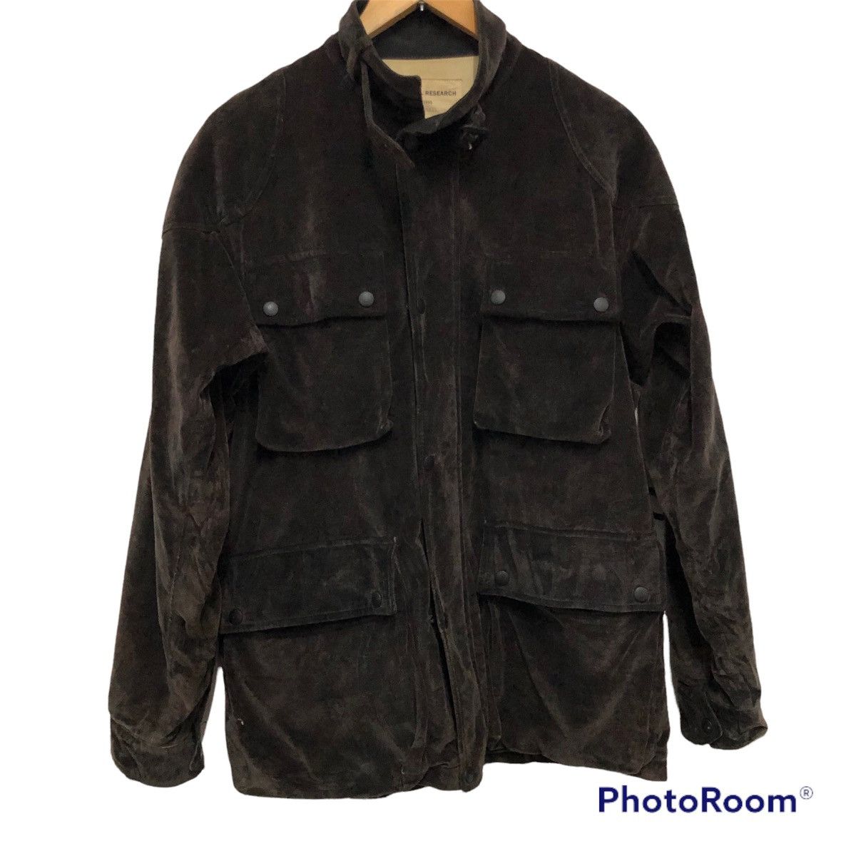 image of General Research x Vintage Very Velvet Jacket 4 Pocket Military Style Hard To Find (Size Large)