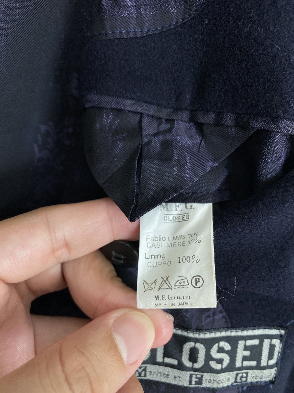 Marithe + Francois Girbaud MARITHÉ FRANÇOIS GIRBAUD THRASHED Single Breasted Blazer Size 42R - 6 Thumbnail