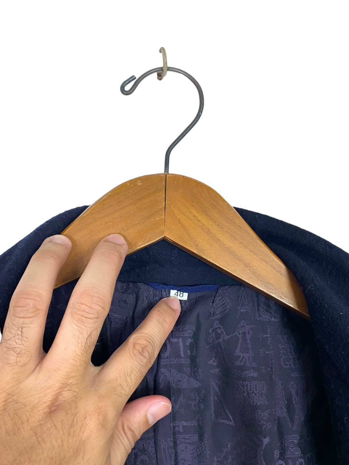Marithe + Francois Girbaud MARITHÉ FRANÇOIS GIRBAUD THRASHED Single Breasted Blazer Size 42R - 3 Thumbnail