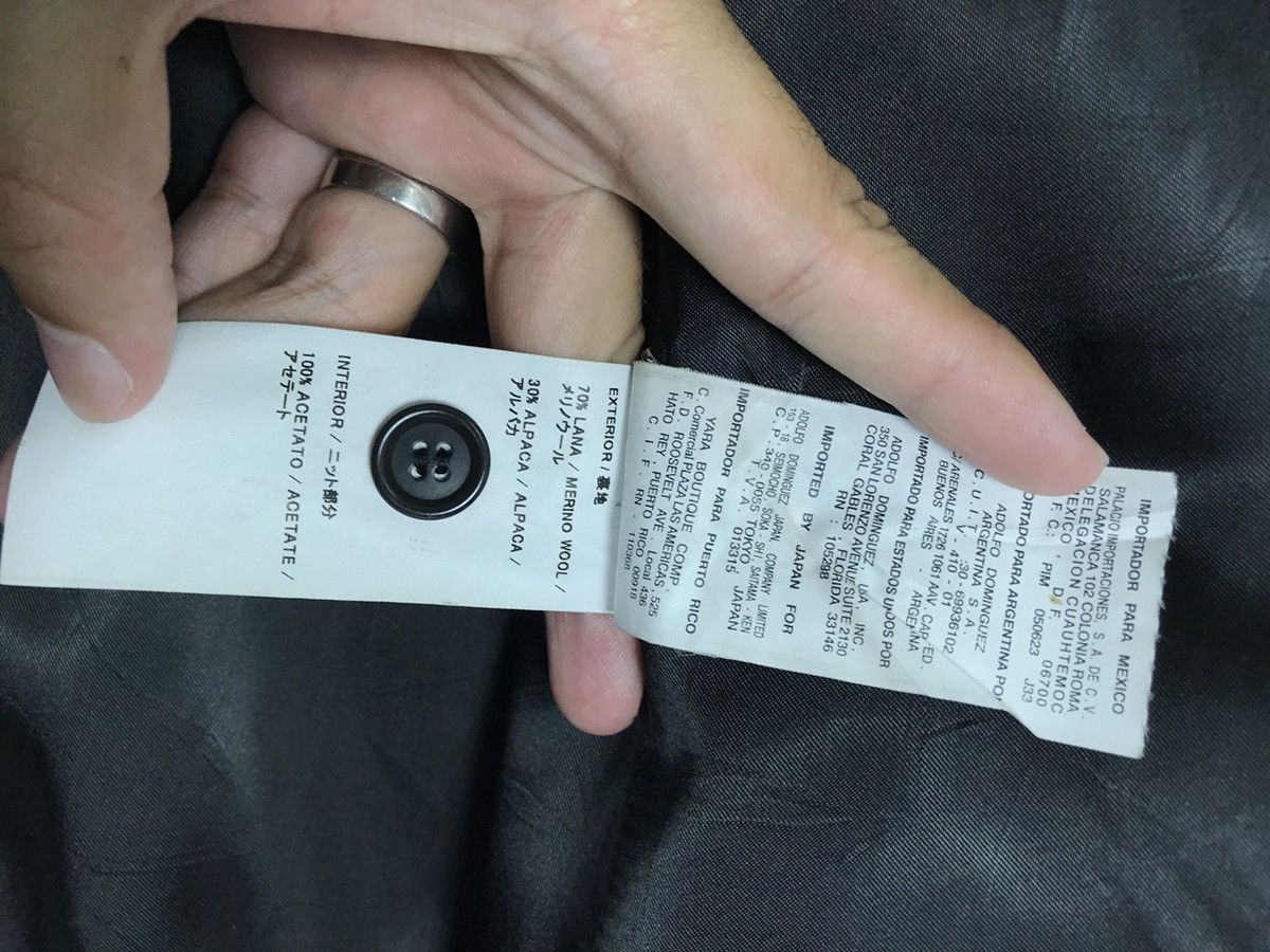 Adolfo Dominguez RARE‼️Adolfo Dominguez Long Coat Medium Size Made in Japan Size US M / EU 48-50 / 2 - 5 Thumbnail