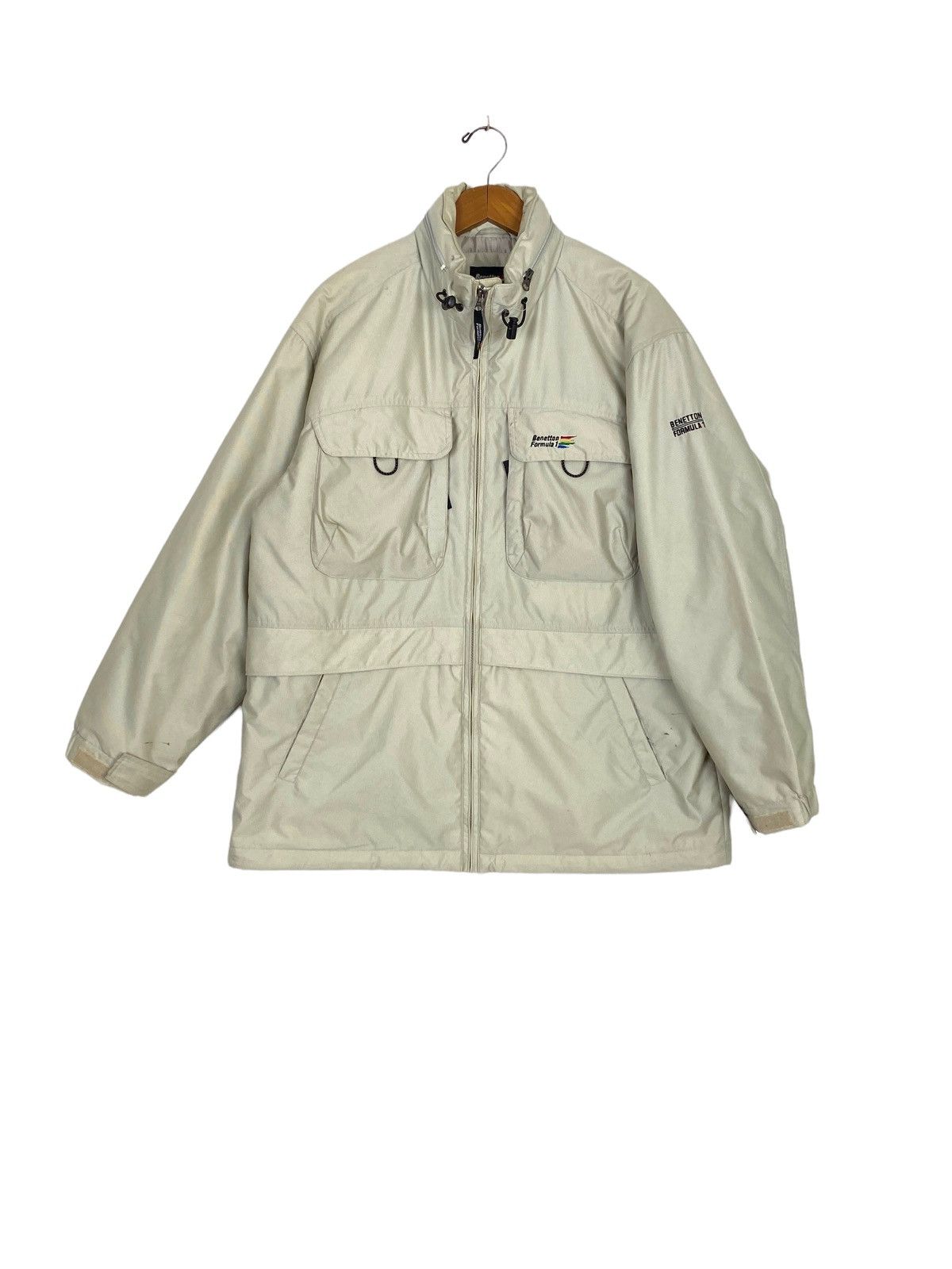 Benetton Rare‼️ Benetton Formula 1 Wading Jacket Large Size Size US L / EU 52-54 / 3 - 1 Thumbnail