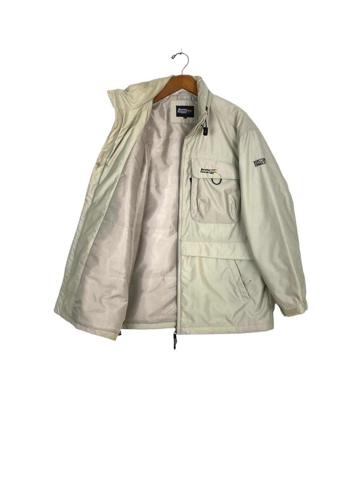 Benetton Rare‼️ Benetton Formula 1 Wading Jacket Large Size Size US L / EU 52-54 / 3 - 2 Thumbnail