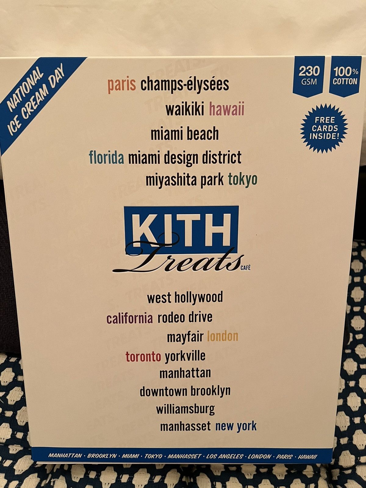 Kith Kith Treats Hawaii Café Tee - White | Grailed