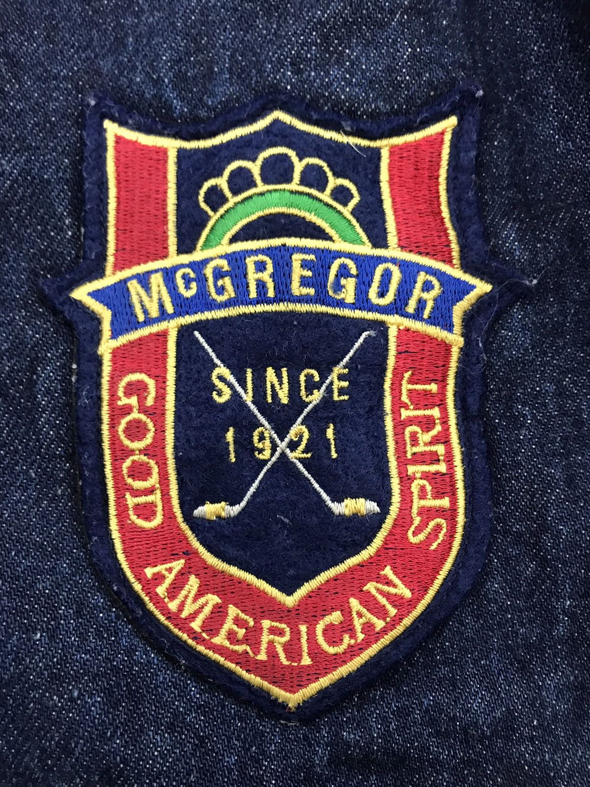 McGregor Mcgregor Bomber Denim Jacket Size US L / EU 52-54 / 3 - 24 Thumbnail