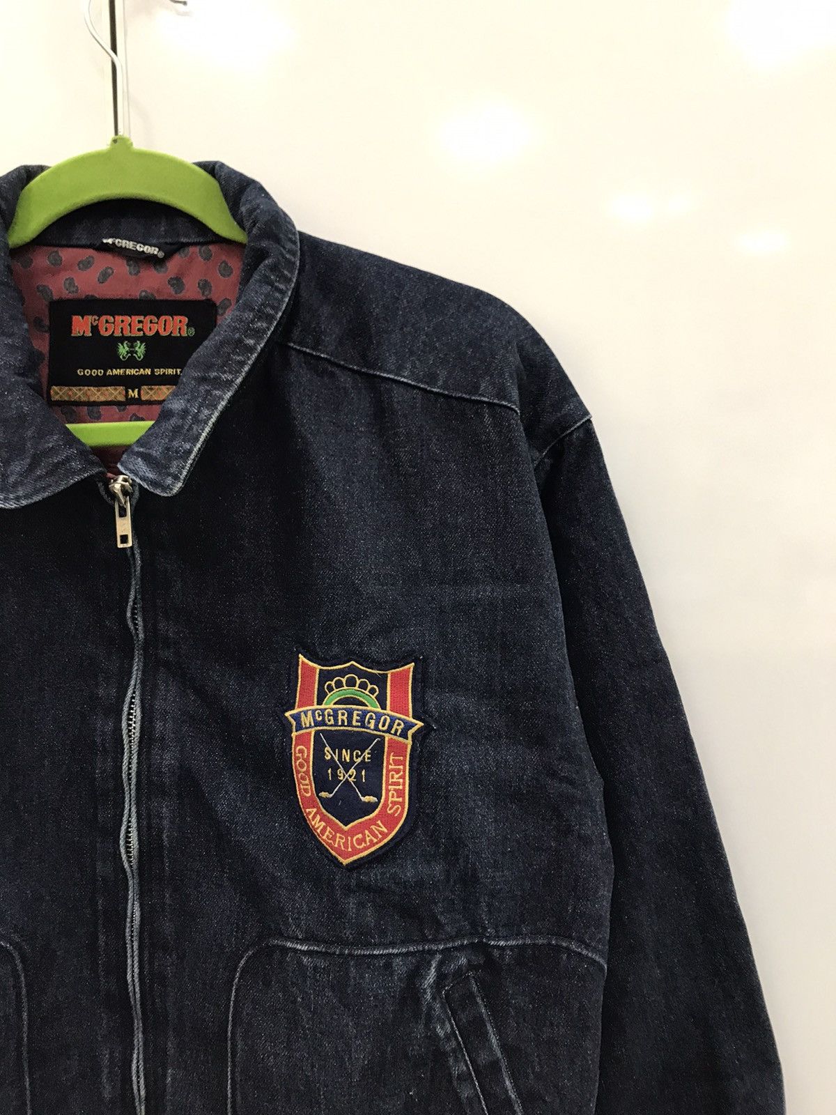 McGregor Mcgregor Bomber Denim Jacket Size US L / EU 52-54 / 3 - 25 Thumbnail