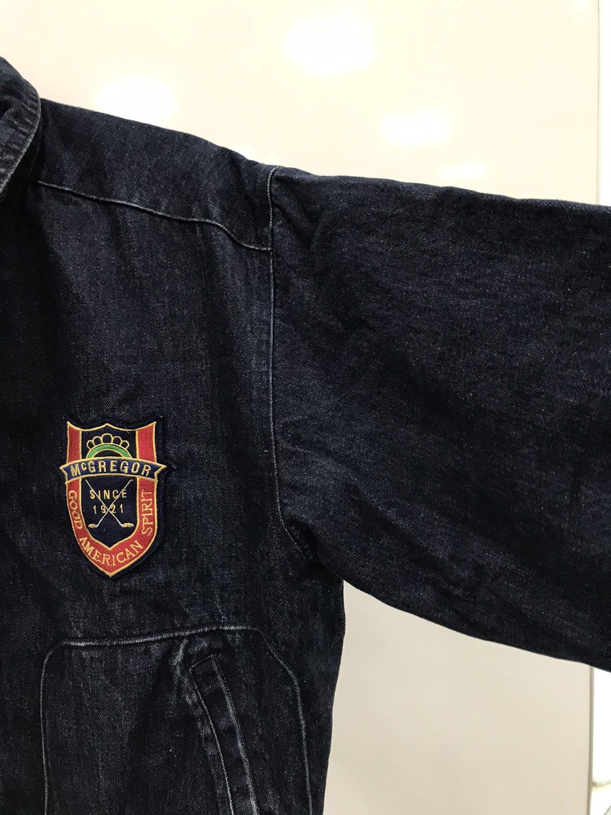McGregor Mcgregor Bomber Denim Jacket Size US L / EU 52-54 / 3 - 15 Thumbnail