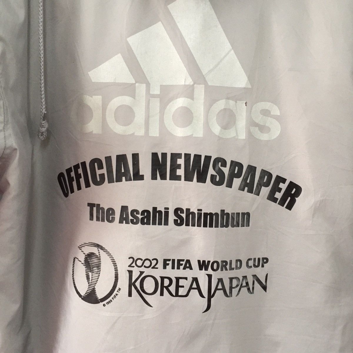 Adidas 🔥🔥 Rare 1999 newspaper team jacket worldcup 2002 japan/korea Size US M / EU 48-50 / 2 - 7 Thumbnail