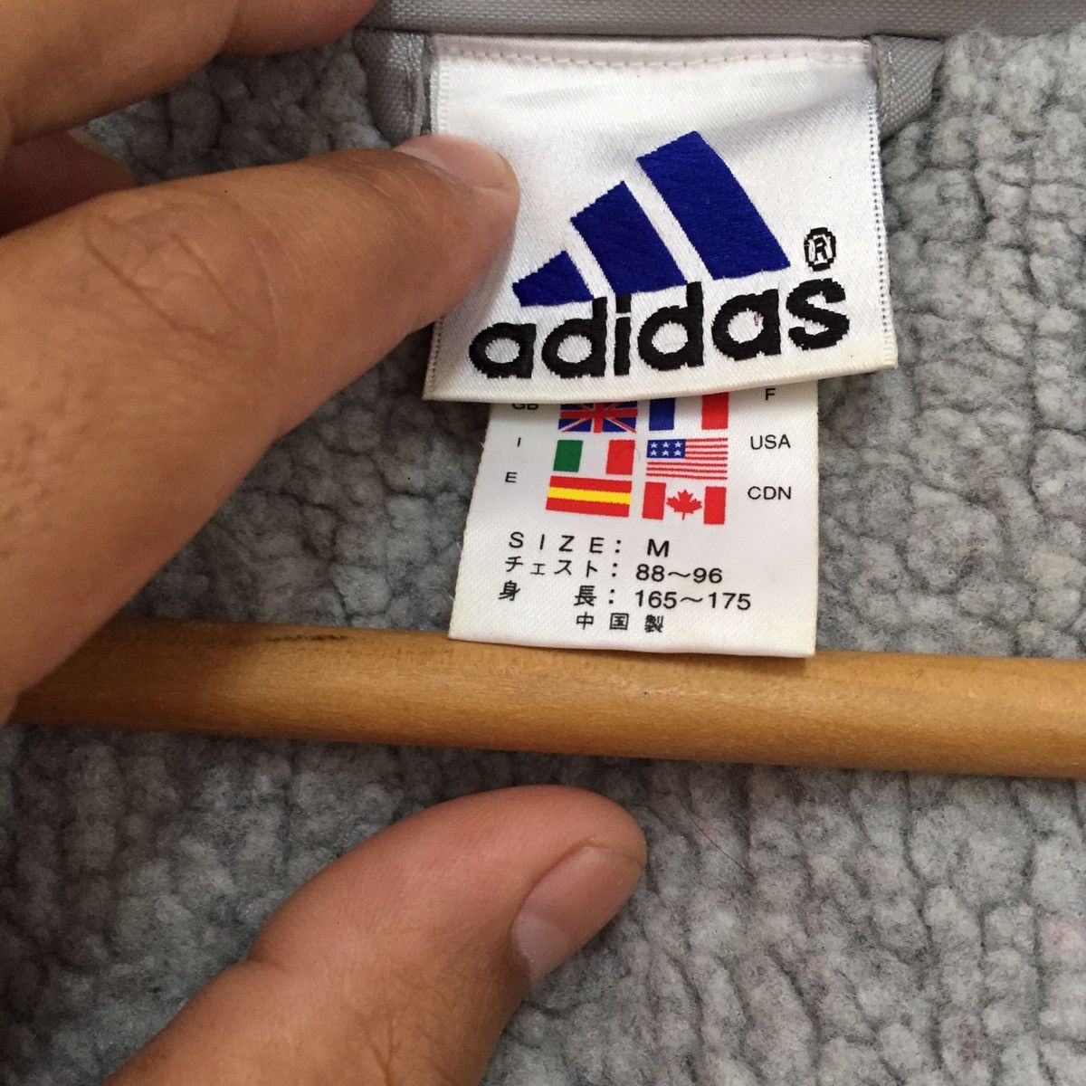Adidas 🔥🔥 Rare 1999 newspaper team jacket worldcup 2002 japan/korea Size US M / EU 48-50 / 2 - 8 Thumbnail