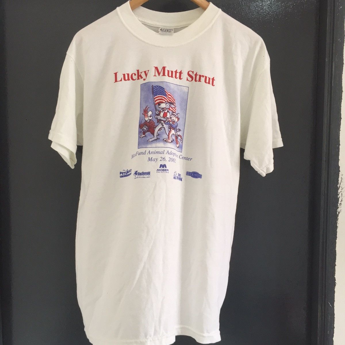 Japanese Brand White shirt lucky mutt strut Size US L / EU 52-54 / 3 - 3 Thumbnail