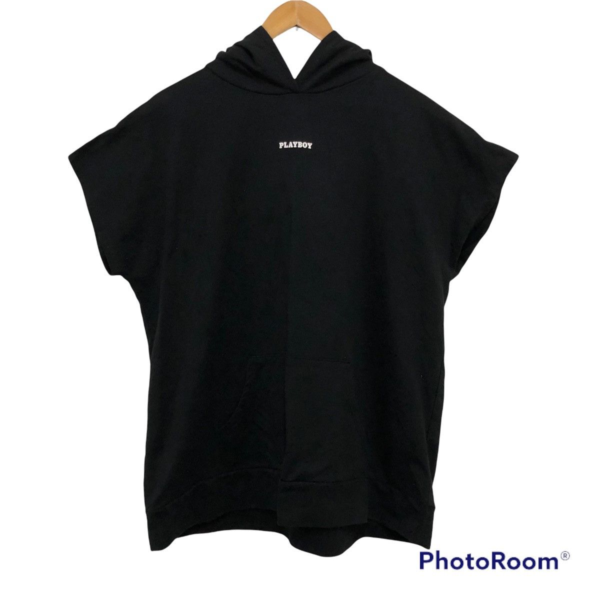 Playboy Rare design playboy sleeveless hoodie big logo Size US L / EU 52-54 / 3 - 6 Thumbnail