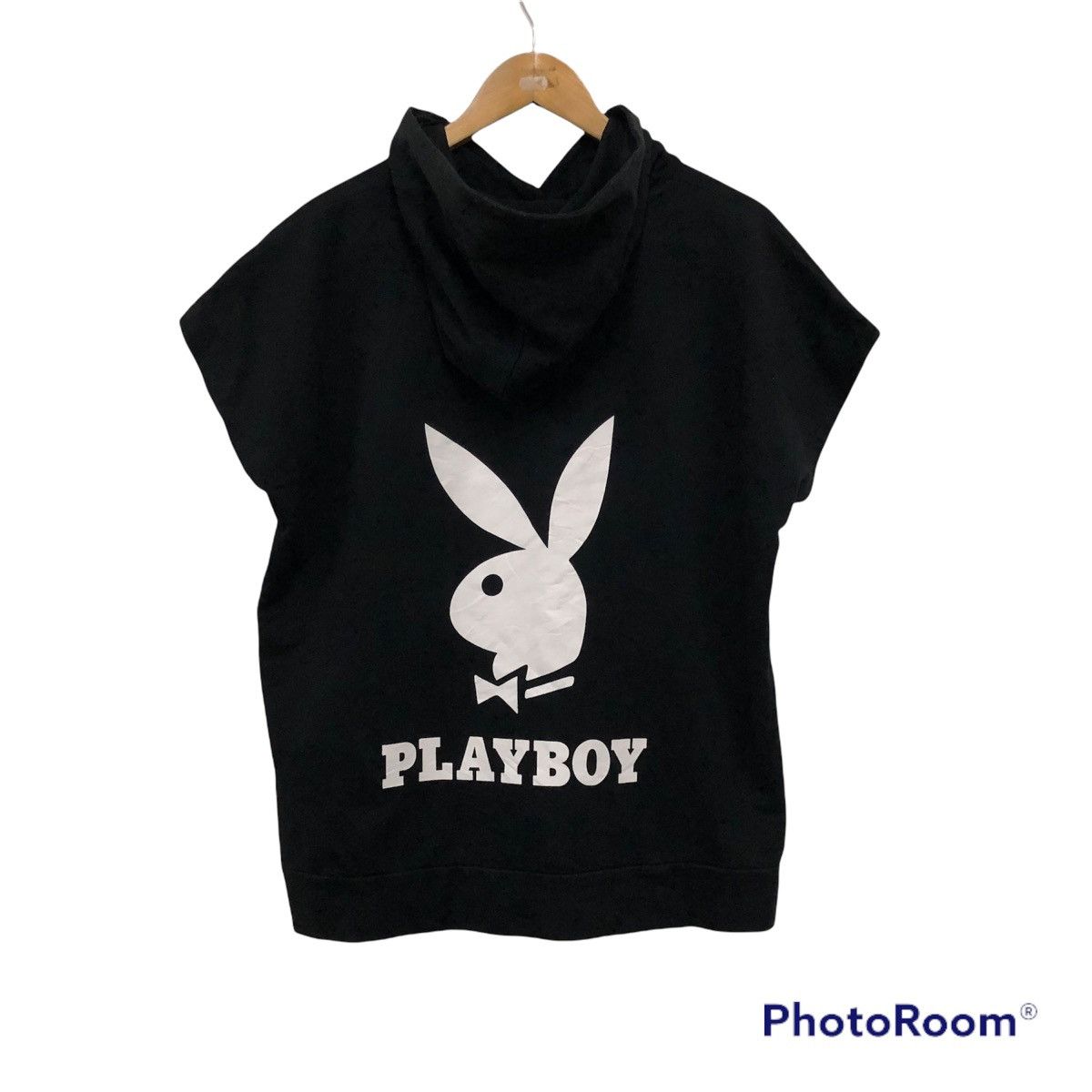 Playboy Rare design playboy sleeveless hoodie big logo Size US L / EU 52-54 / 3 - 1 Thumbnail