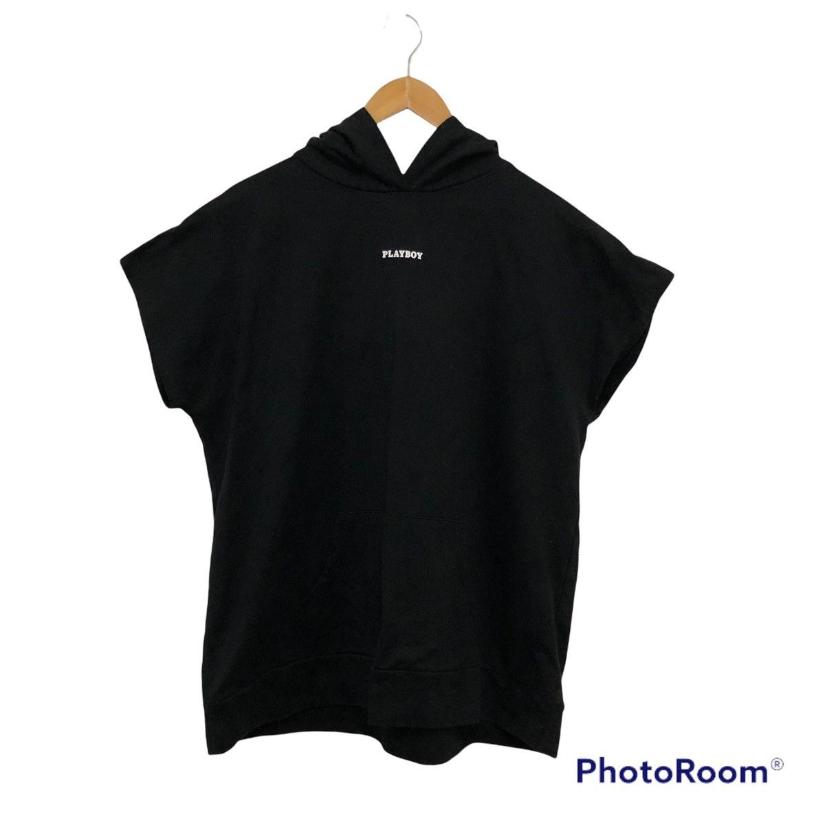 Playboy Rare design playboy sleeveless hoodie big logo Size US L / EU 52-54 / 3 - 3 Thumbnail