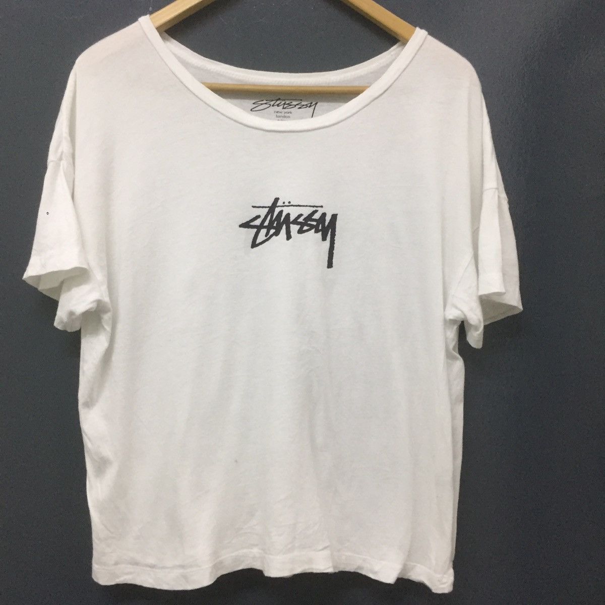 Stussy Stussy big logo sexy loose sexy design for your girlfriend. Size US S / EU 44-46 / 1 - 1 Thumbnail