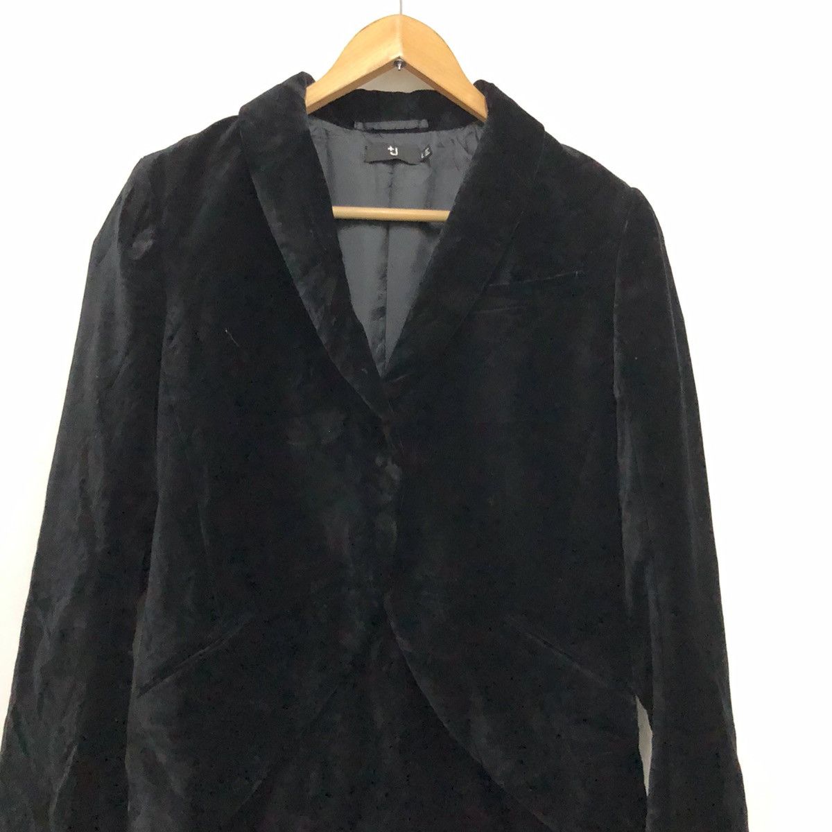 Jil Sander × Uniqlo Jil sander velvet jacket fishtail design Size L / US 10 / IT 46 - 3 Thumbnail