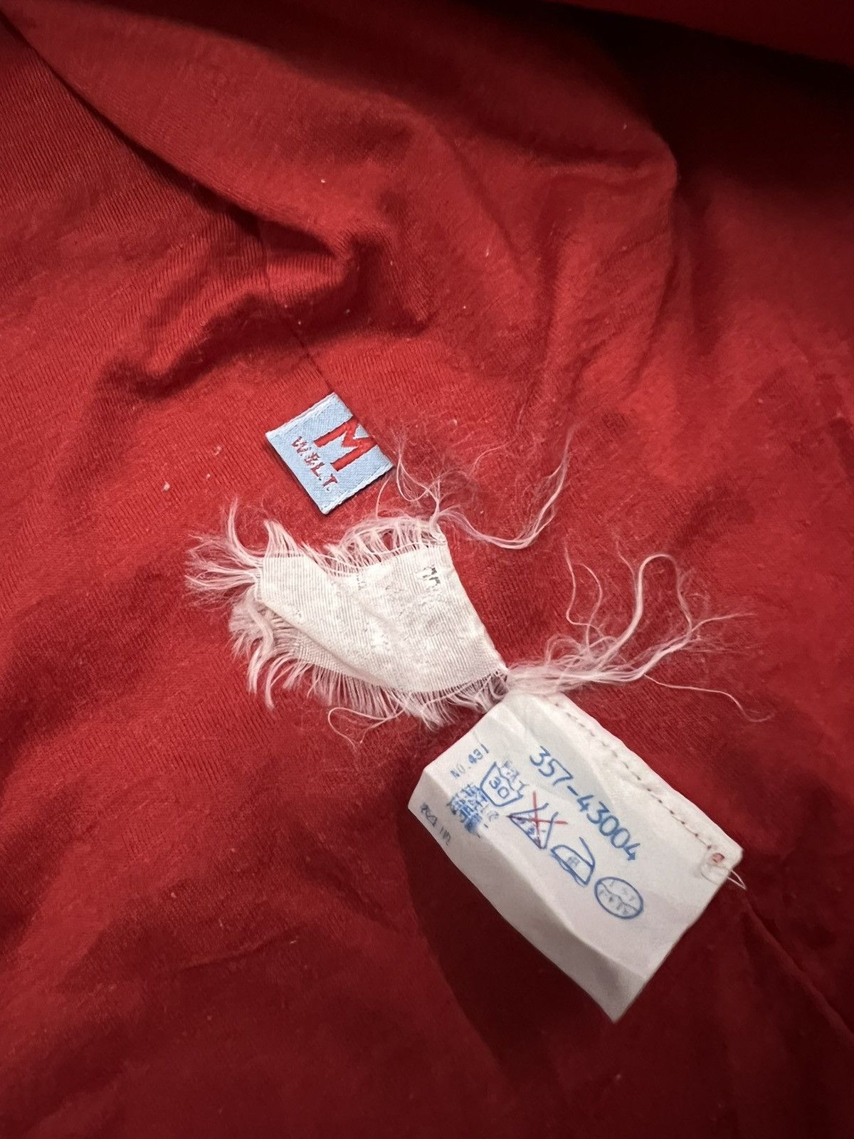 Vintage × W&LT Thrashed W& LT Kiss The Future Red Light Jacket Size US M / EU 48-50 / 2 - 7 Thumbnail