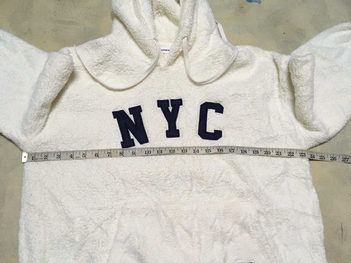 Japanese Brand Japanese Brand Ordinary Holiday NYC Fluffy Hoodie Size US M / EU 48-50 / 2 - 5 Thumbnail