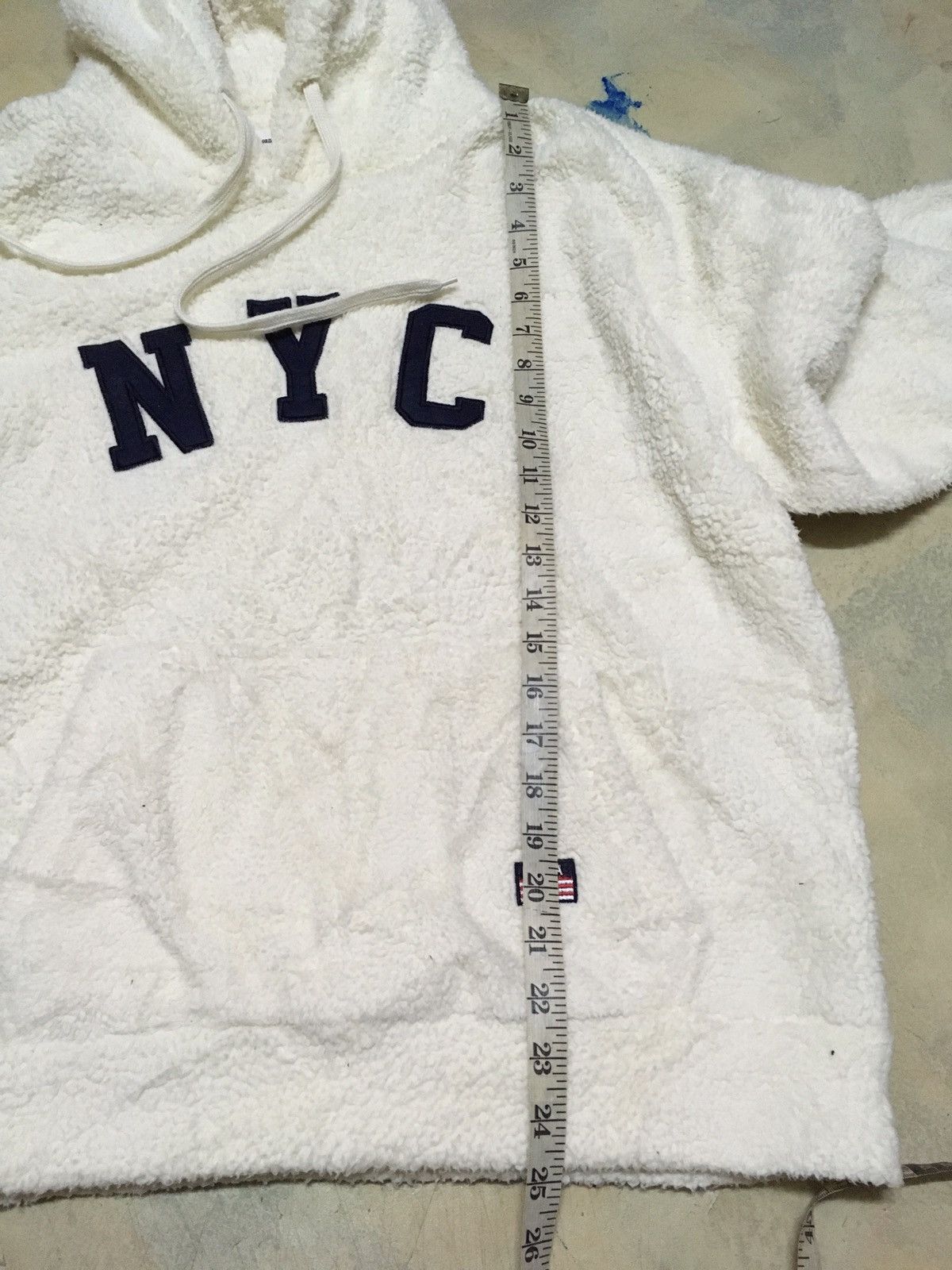 Japanese Brand Japanese Brand Ordinary Holiday NYC Fluffy Hoodie Size US M / EU 48-50 / 2 - 7 Thumbnail