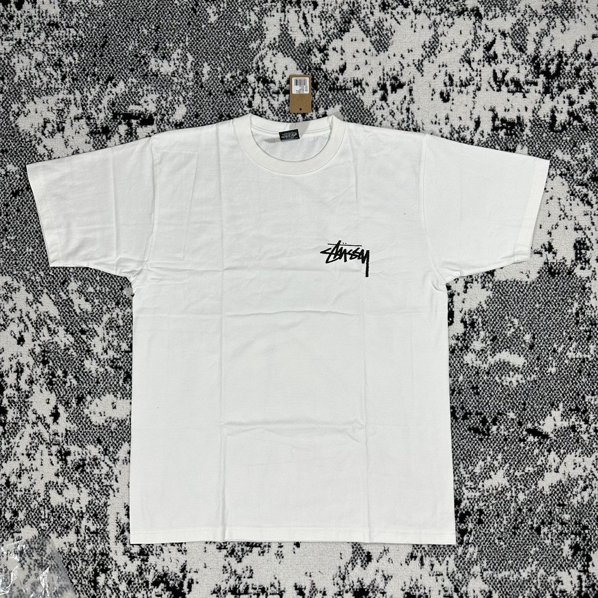 Stussy STUSSY SHATTERED TEE IN WHITE - MEDIUM Size US M / EU 48-50 / 2 - 2 Thumbnail