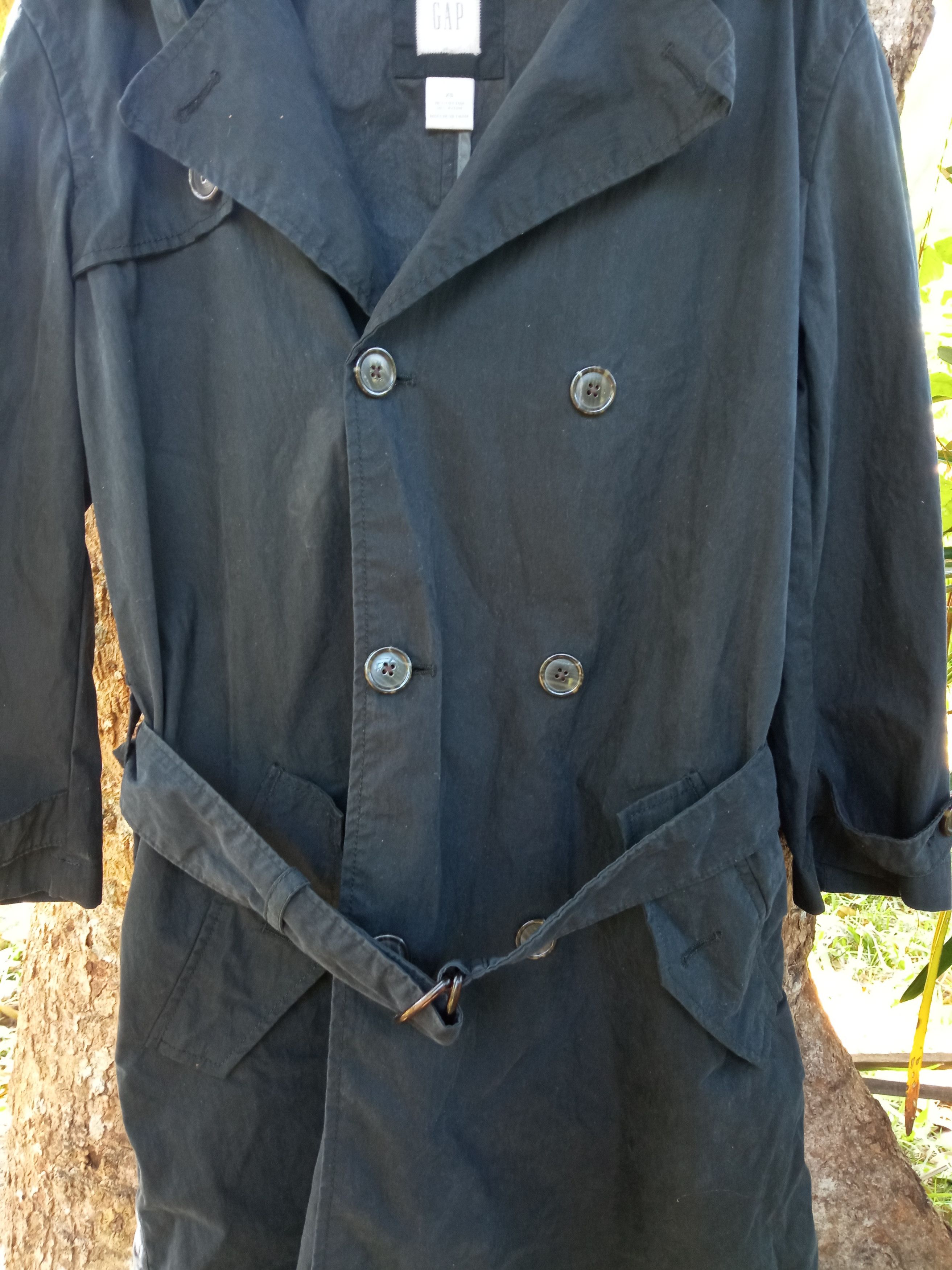 Gap GAP Black Trench Coat Size M / US 6-8 / IT 42-44 - 4 Thumbnail
