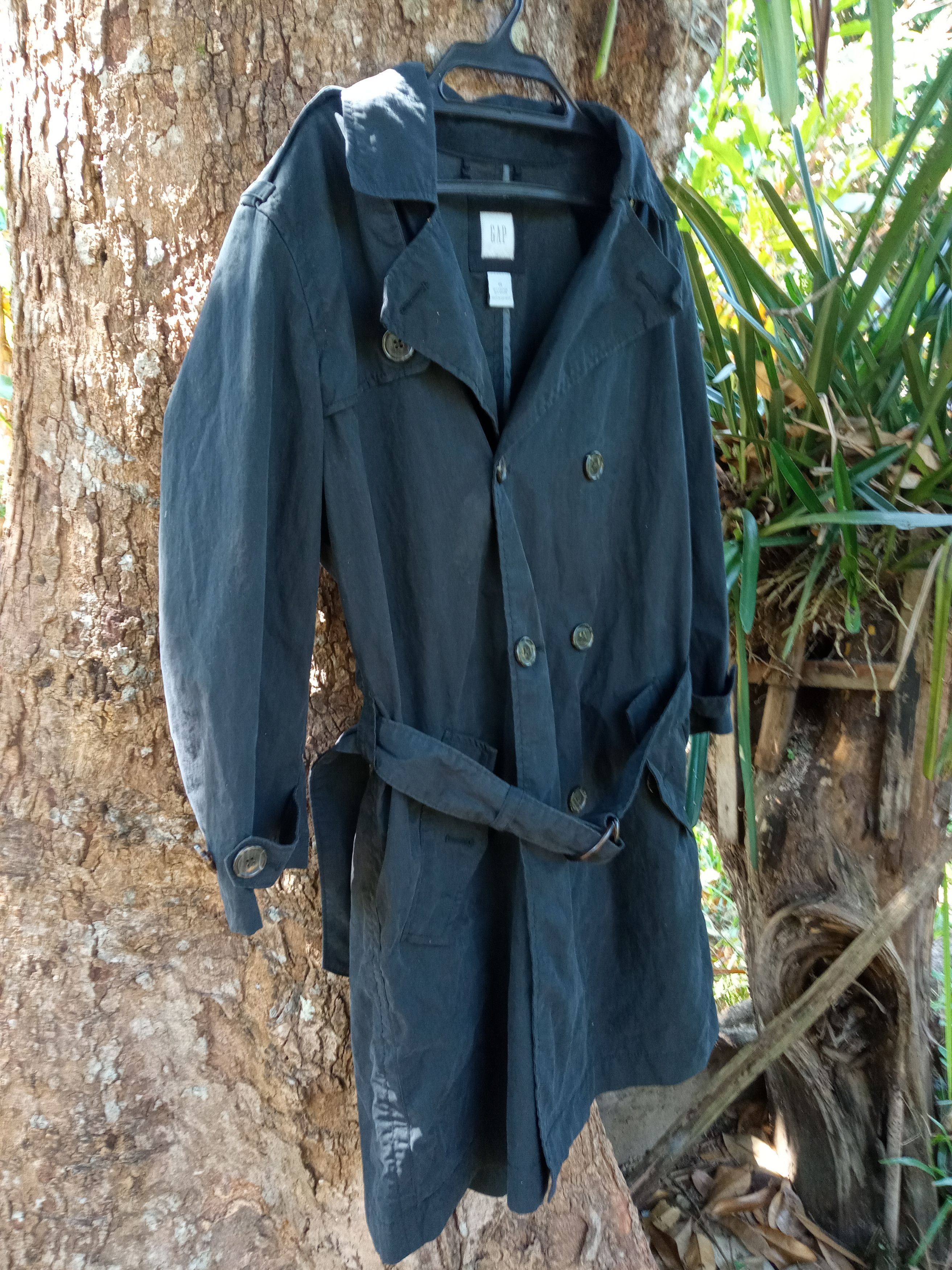 Gap GAP Black Trench Coat Size M / US 6-8 / IT 42-44 - 7 Thumbnail