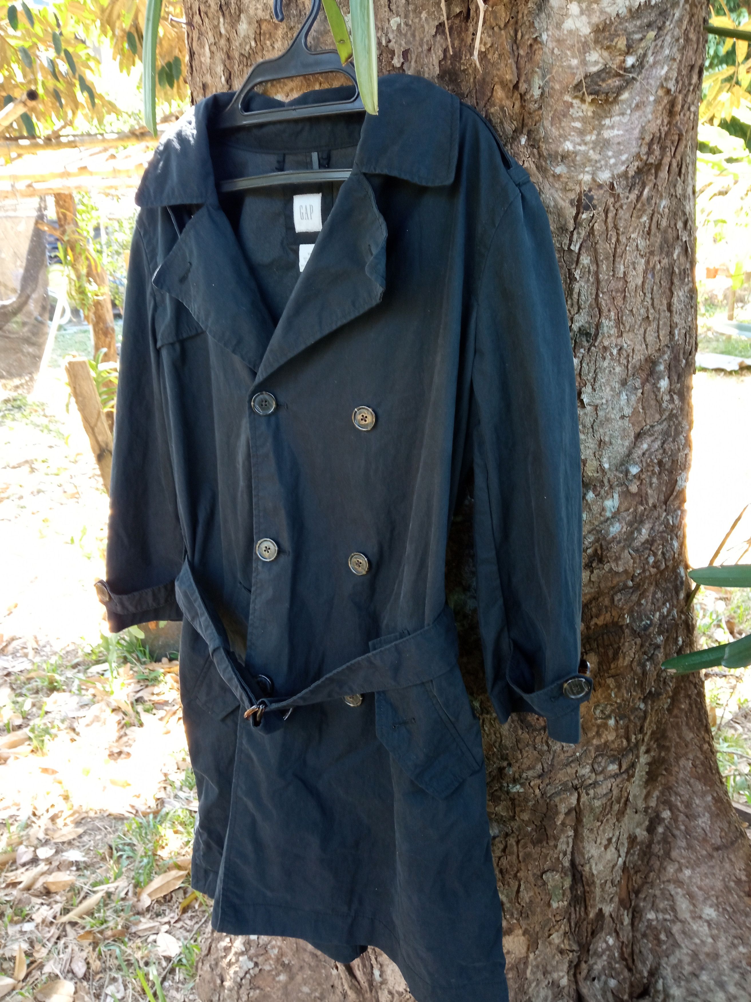 Gap GAP Black Trench Coat Size M / US 6-8 / IT 42-44 - 6 Thumbnail