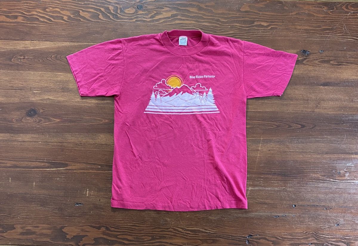 Vintage Vintage Early 80’s Blue Ridge Parkway Single Stitch Tee Size US S / EU 44-46 / 1 - 1 Thumbnail