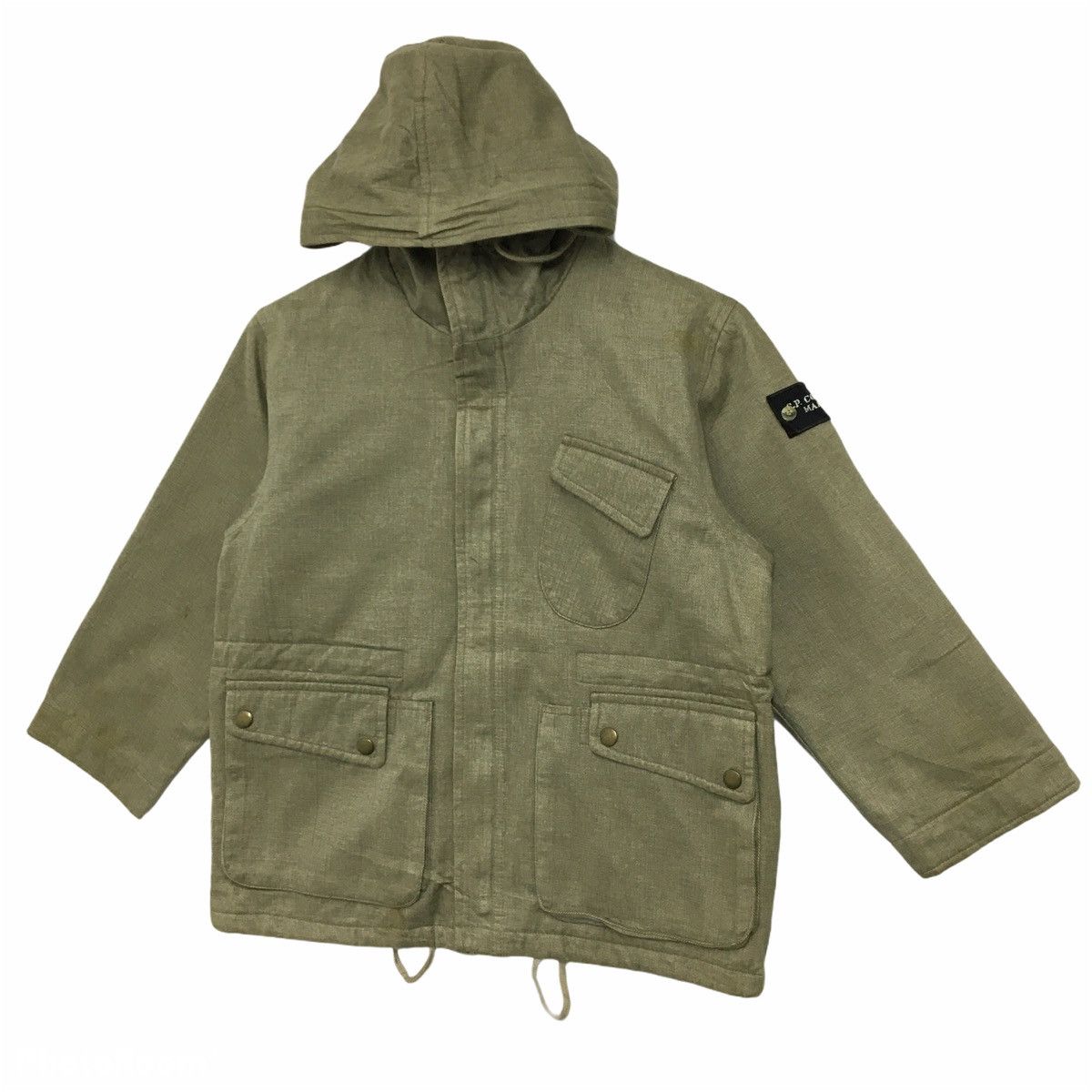 C.P. Company × Vintage Vintage C.P Company Marina Spell Out Zip Up Hoodie Jacket Size US S / EU 44-46 / 1 - 6 Thumbnail