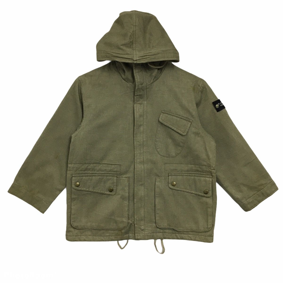 Vintage Vintage C.P Company Marina Spell Out Zip Up Hoodie Jacket Grailed