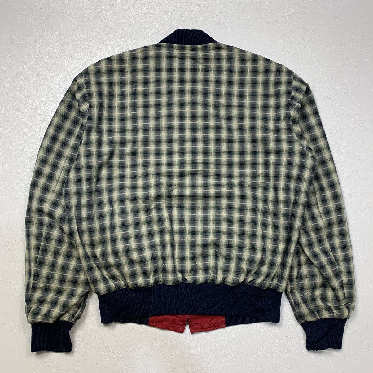 Toyo Enterprises Vintage repro 50s style eyes shadow plaid reversible bomber Size US L / EU 52-54 / 3 - 2 Thumbnail