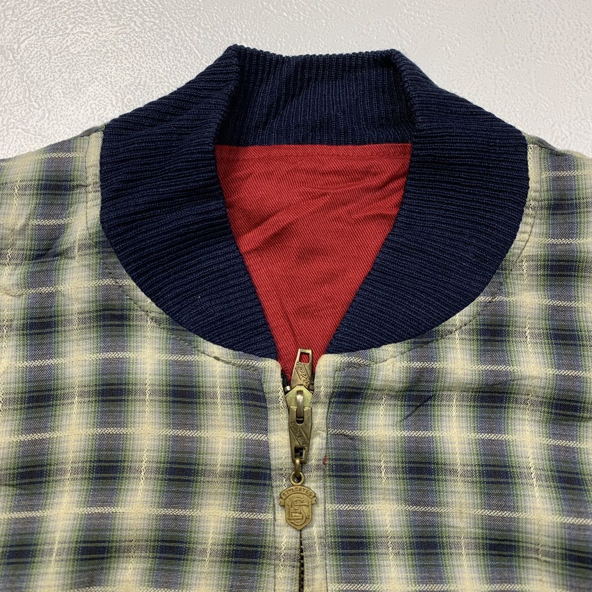 Toyo Enterprises Vintage repro 50s style eyes shadow plaid reversible bomber Size US L / EU 52-54 / 3 - 4 Thumbnail