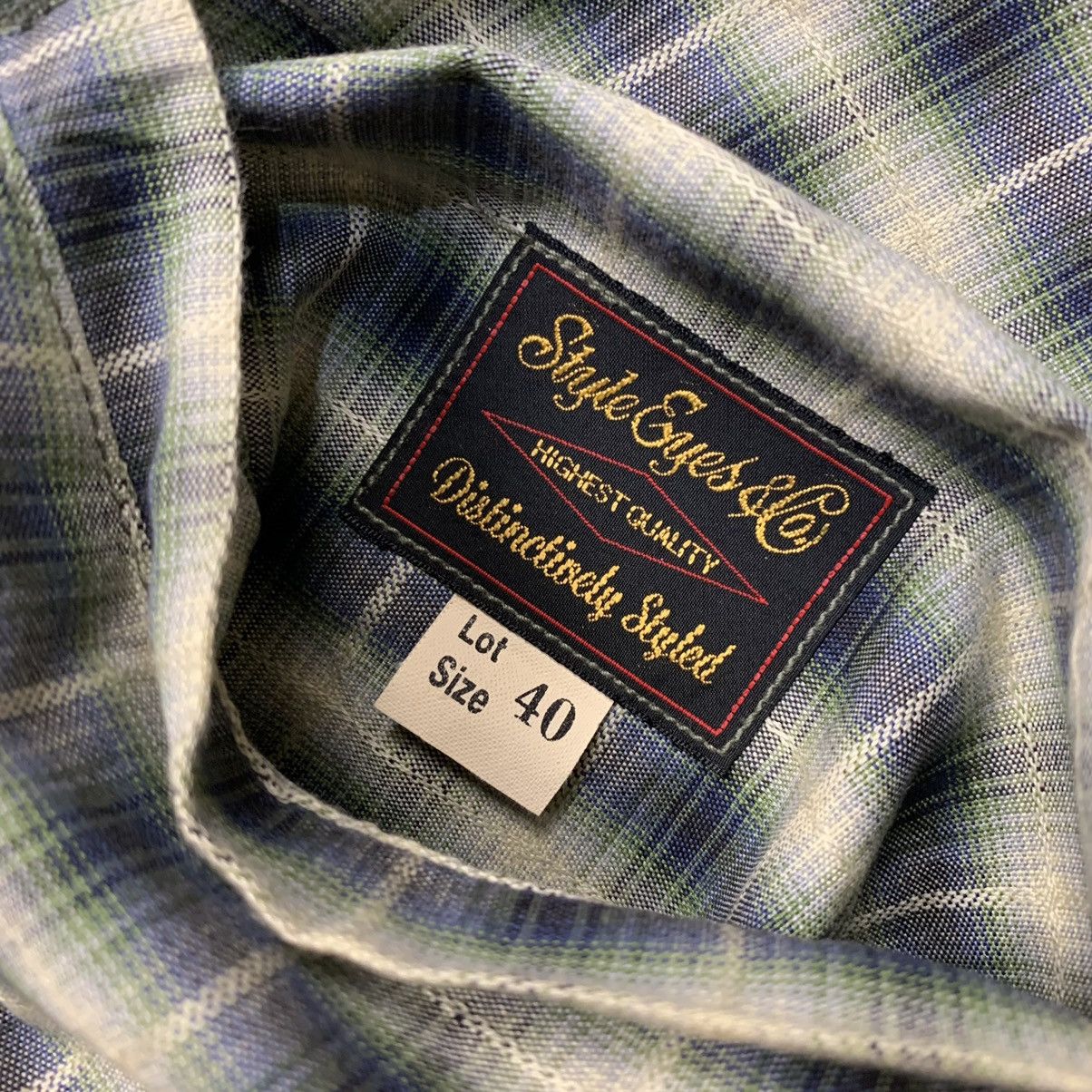 Toyo Enterprises Vintage repro 50s style eyes shadow plaid reversible bomber Size US L / EU 52-54 / 3 - 10 Thumbnail