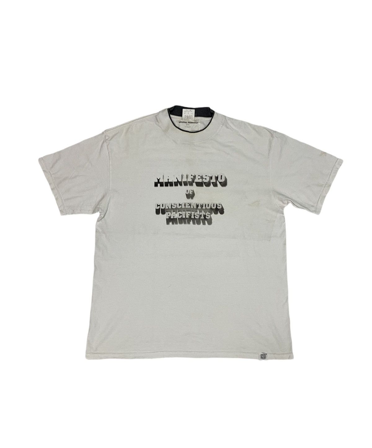 General Research 2000 Manifesto Poem tee Size US L / EU 52-54 / 3 - 1 Thumbnail