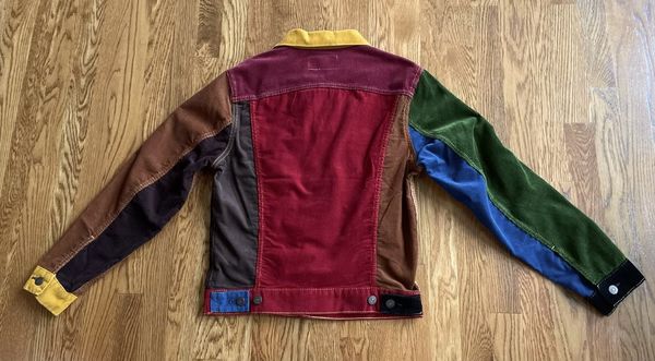 Levi's vintage clothing type 2024 iii patchwork cord jacket