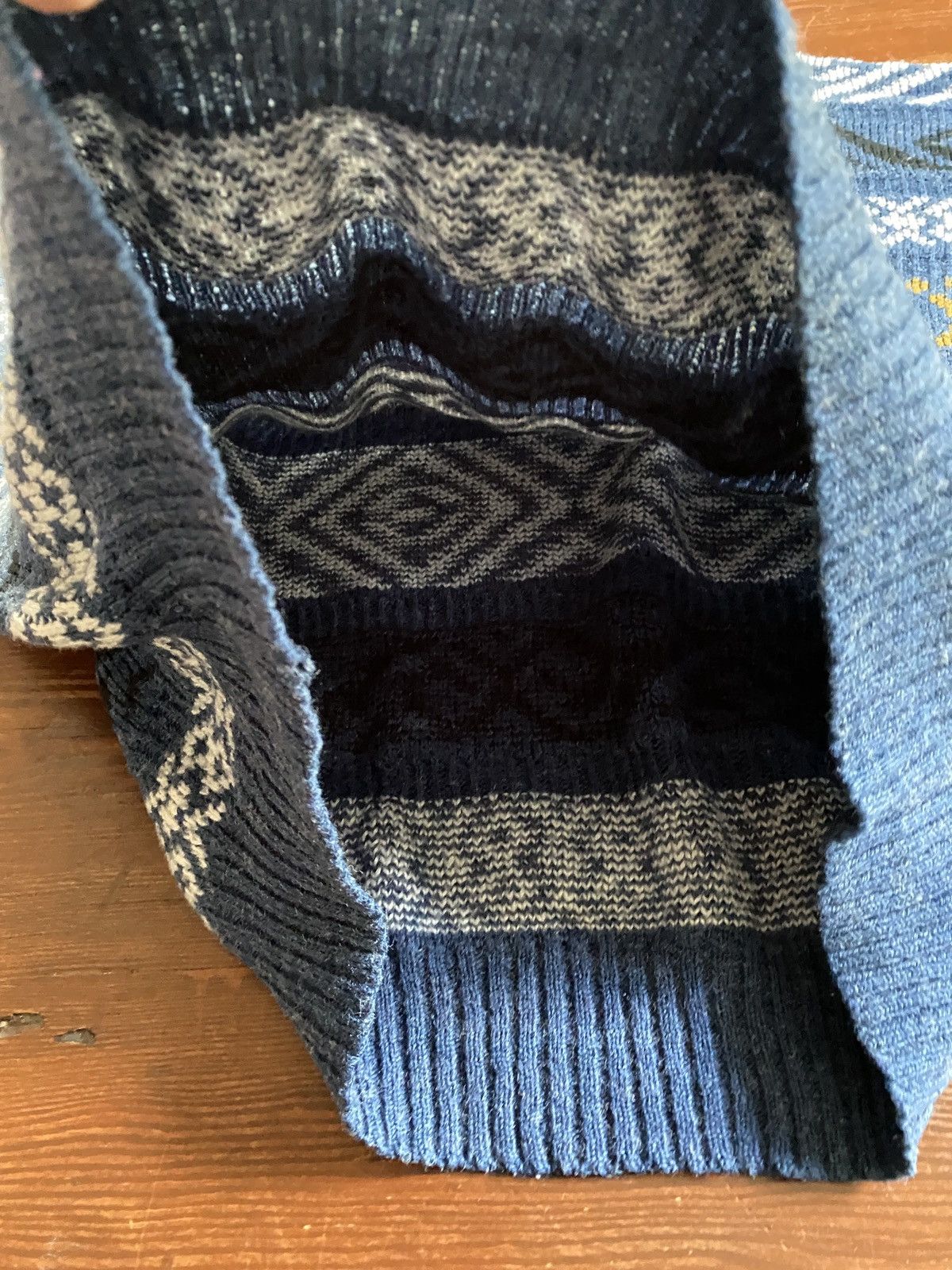 Vintage Vintage 80’s Toro Brand Textile Striped Knit Sweater Size US L / EU 52-54 / 3 - 4 Thumbnail