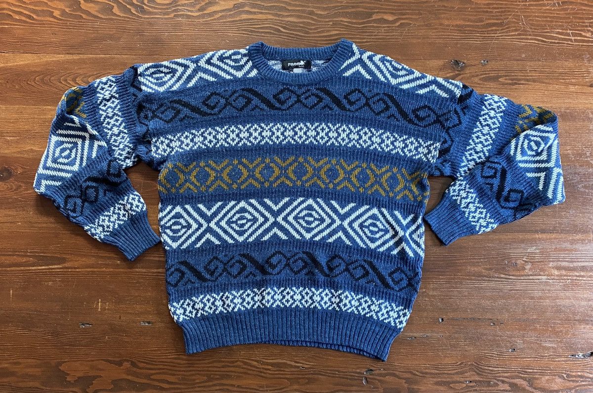 Vintage Vintage 80’s Toro Brand Textile Striped Knit Sweater Size US L / EU 52-54 / 3 - 2 Thumbnail