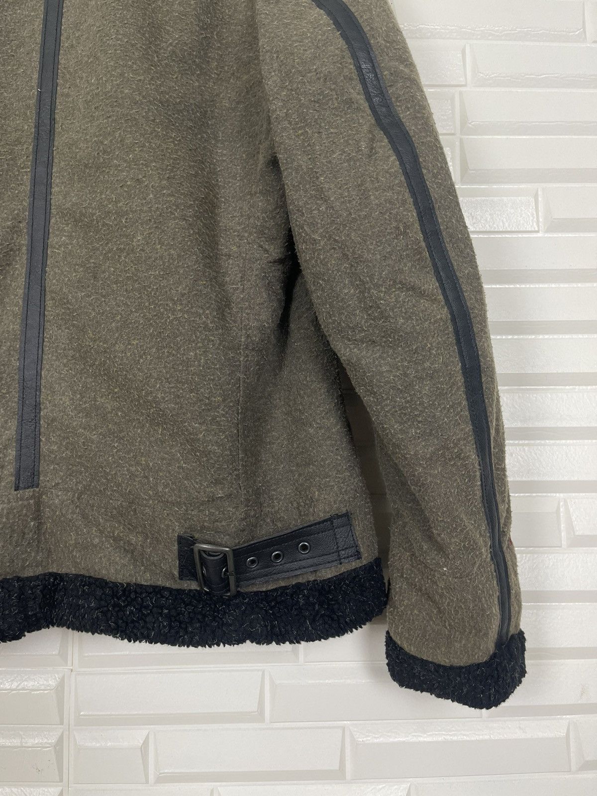 Levi's Turtle Neck LEVI’S Shearling Jacket B-3 Style Wool Size US M / EU 48-50 / 2 - 5 Thumbnail
