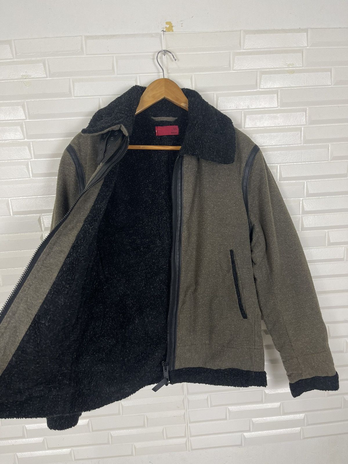 Levi's Turtle Neck LEVI’S Shearling Jacket B-3 Style Wool Size US M / EU 48-50 / 2 - 6 Thumbnail