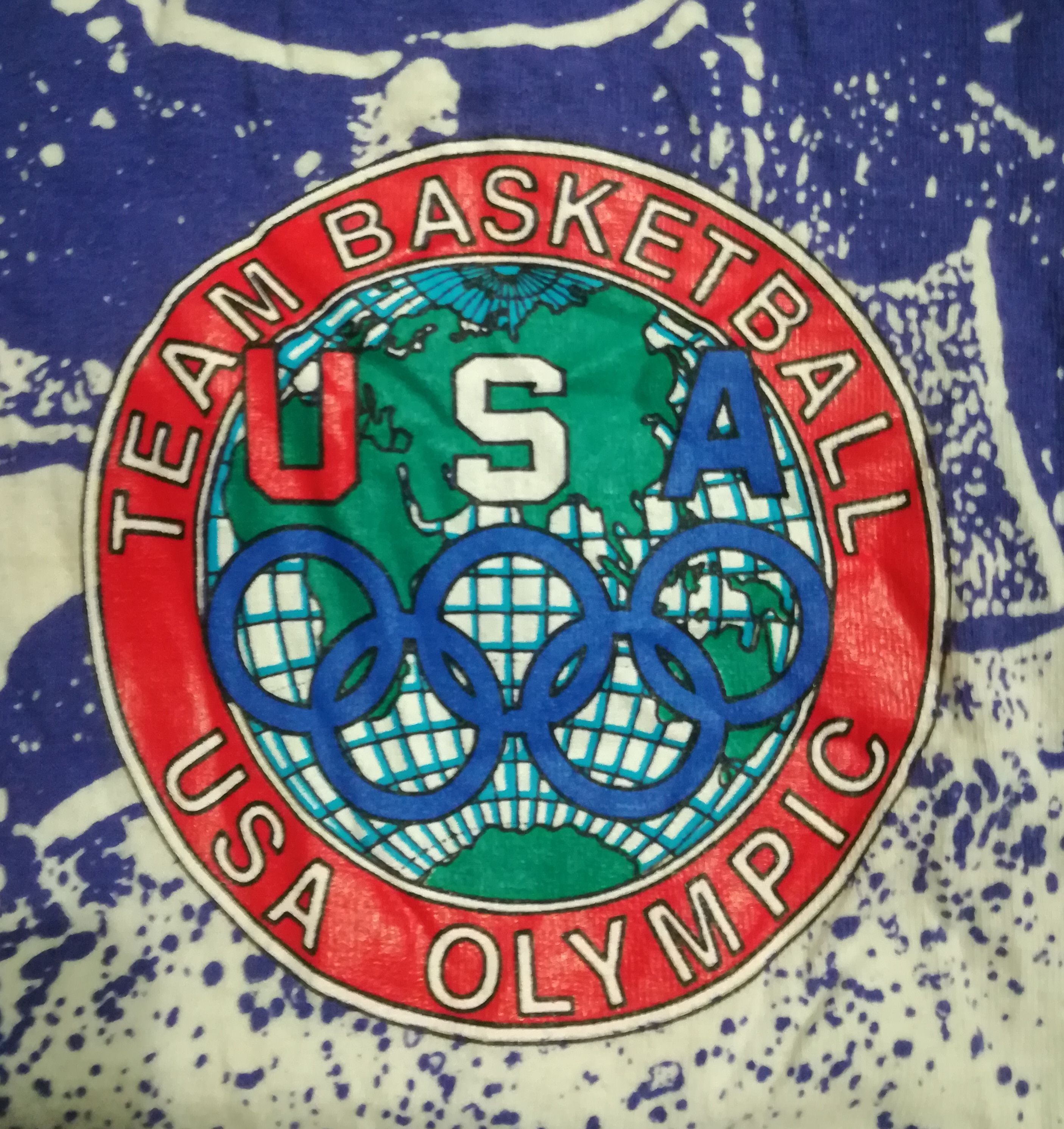 NBA Vintage Fullprint Tshirt Team Basketball Usa Olympic Size US XL / EU 56 / 4 - 4 Thumbnail