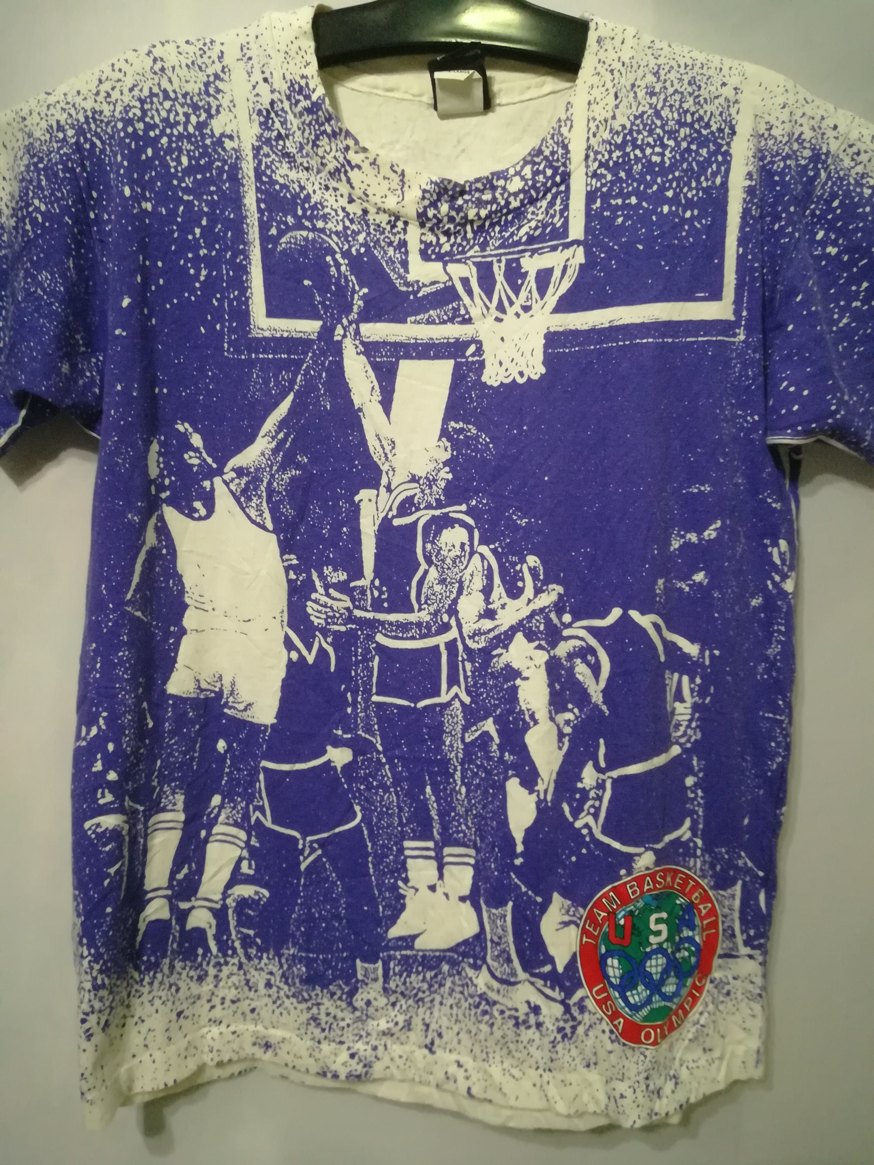 NBA Vintage Fullprint Tshirt Team Basketball Usa Olympic Size US XL / EU 56 / 4 - 1 Thumbnail