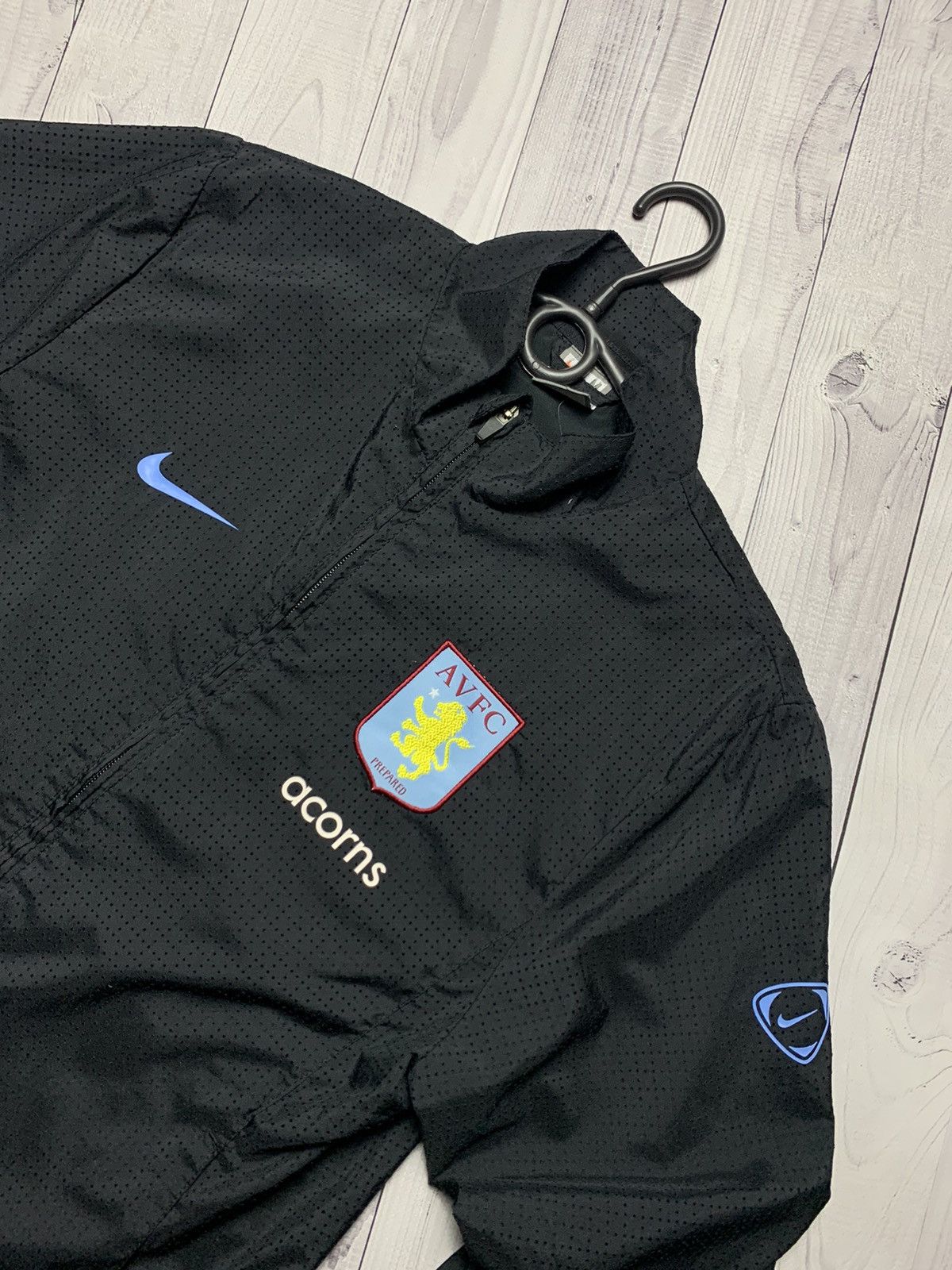 Nike × Vintage Vintage Nike Aston villa track jacket Size US M / EU 48-50 / 2 - 2 Thumbnail