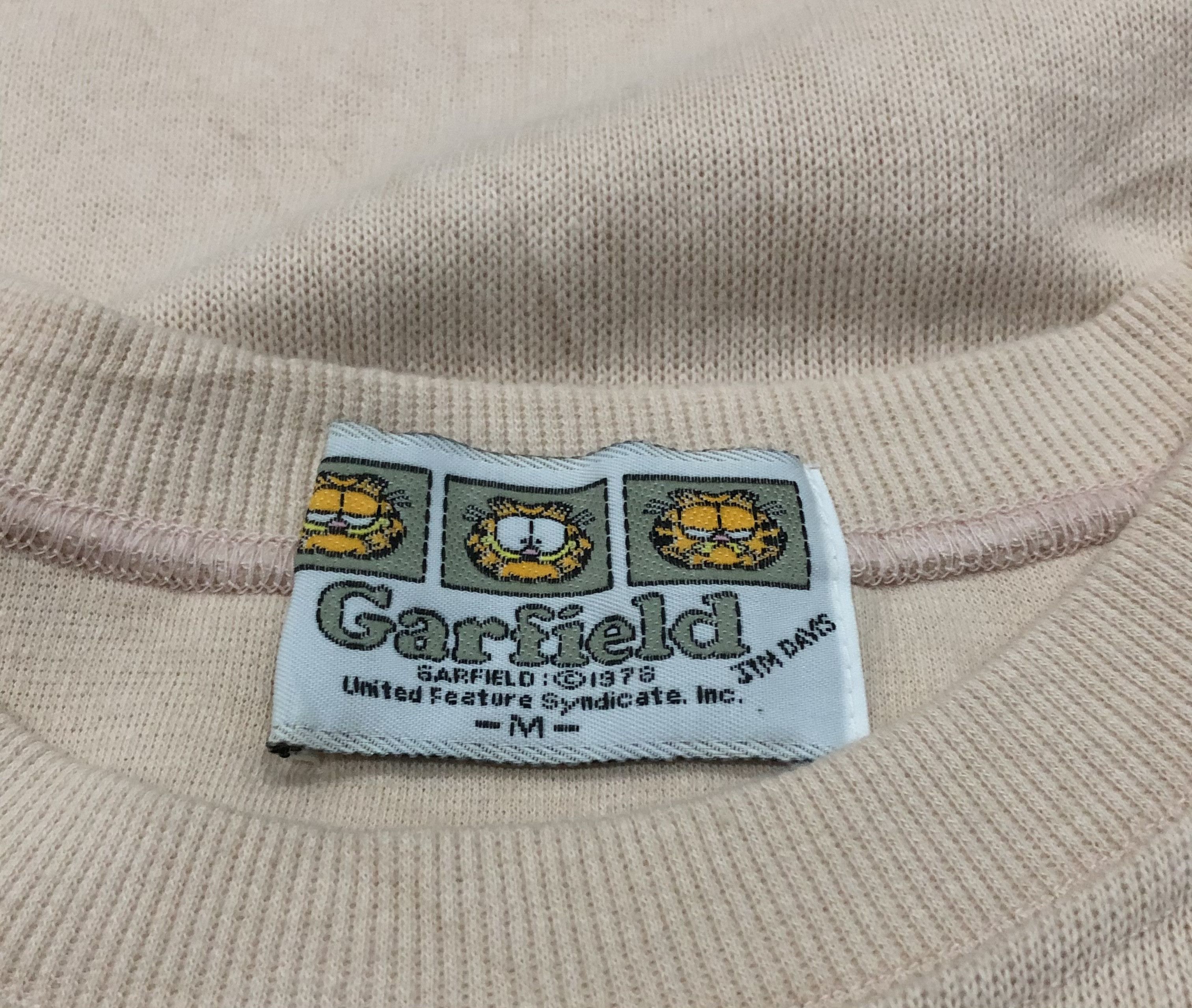 Other Vintage 70s Garfield By Jim Davis Sweatshirt Size US M / EU 48-50 / 2 - 4 Thumbnail