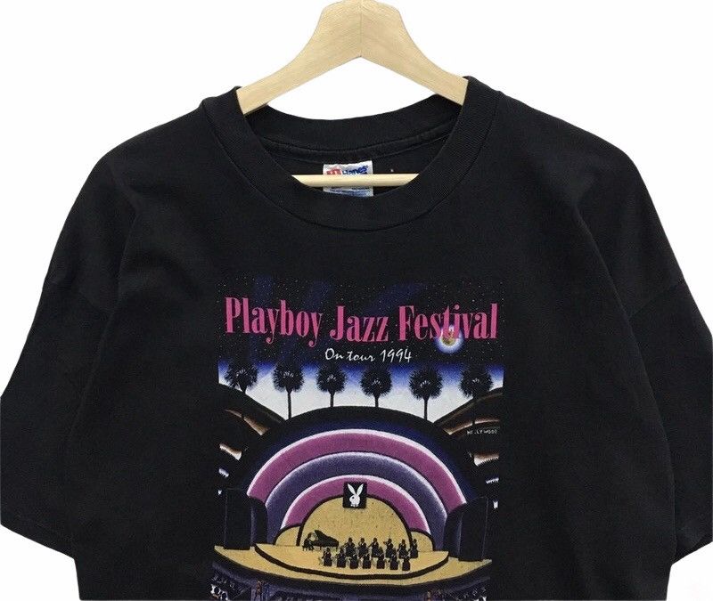 Band Tees × Playboy × Vintage Rare Vintage 90's Playboy Jazz Festival On Tour 1994 Size US XL / EU 56 / 4 - 8 Thumbnail