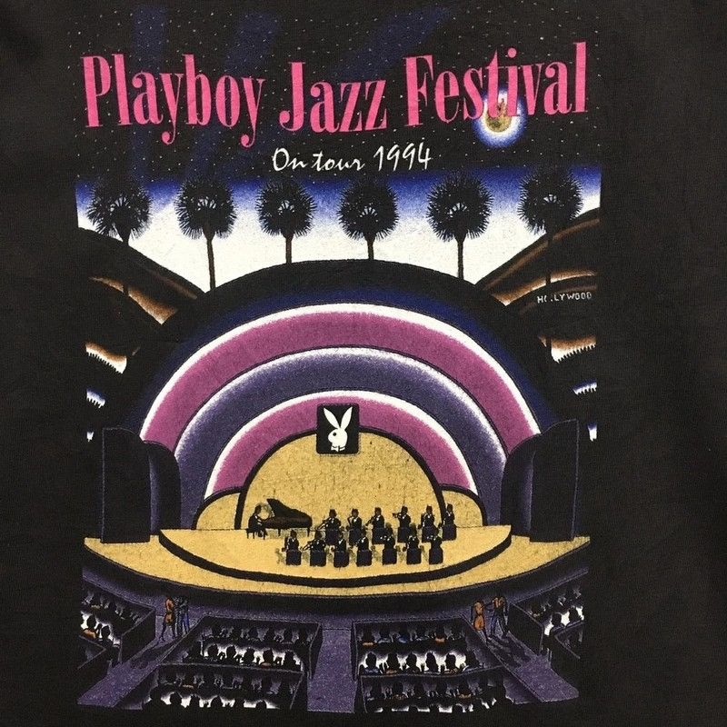 Band Tees × Playboy × Vintage Rare Vintage 90's Playboy Jazz Festival On Tour 1994 Size US XL / EU 56 / 4 - 9 Thumbnail