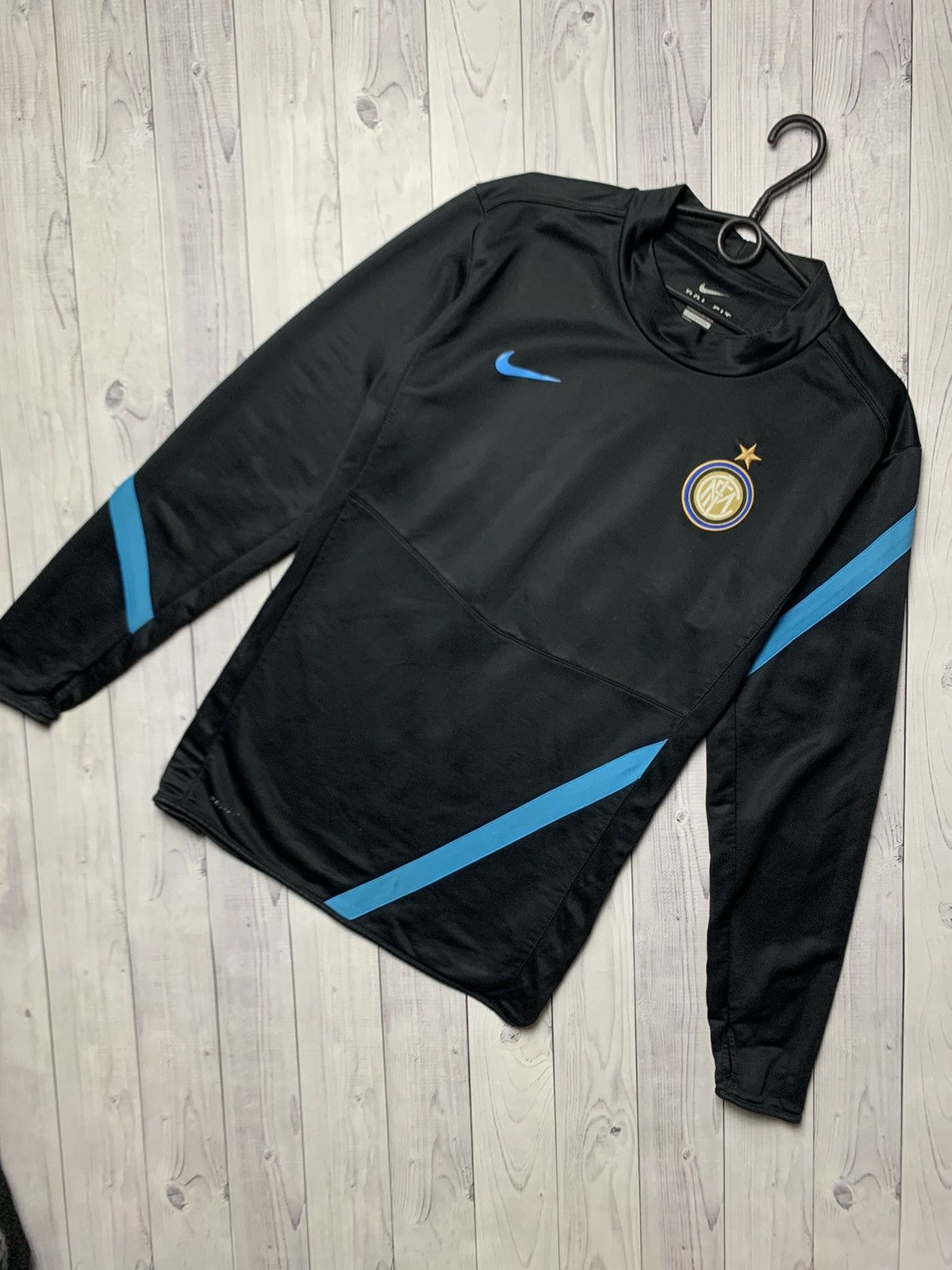 Nike × Vintage Vintage sweatshirt Nike Inter Milan size L soccer jersey Size US L / EU 52-54 / 3 - 1 Thumbnail